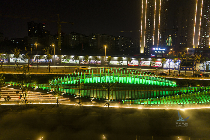 自贡网红~东兴寺夜景
