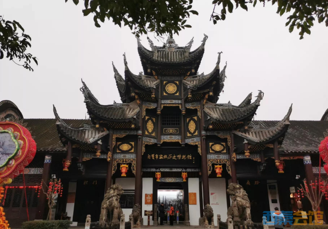 自贡盐业历史博物馆,原为到自贡经营盐业的陕西盐商兴建的西秦会馆