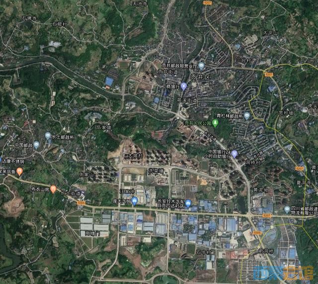 四川各城市卫星城建-自贡篇