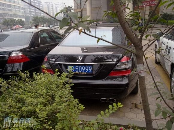 自贡benz s65 amg,牌照川c50999 高清图片