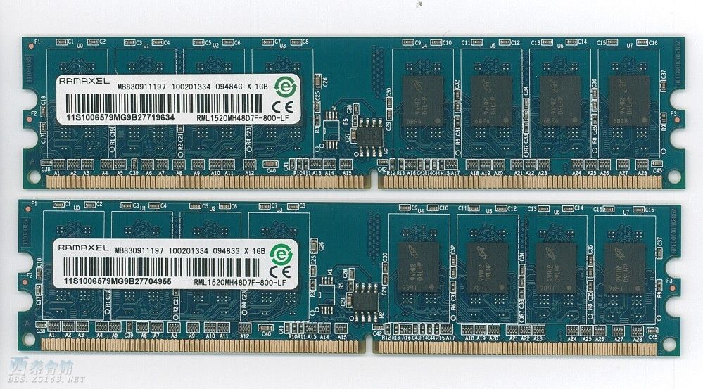 出售一对公认最佳超频颗粒镁光小D9之DDR2