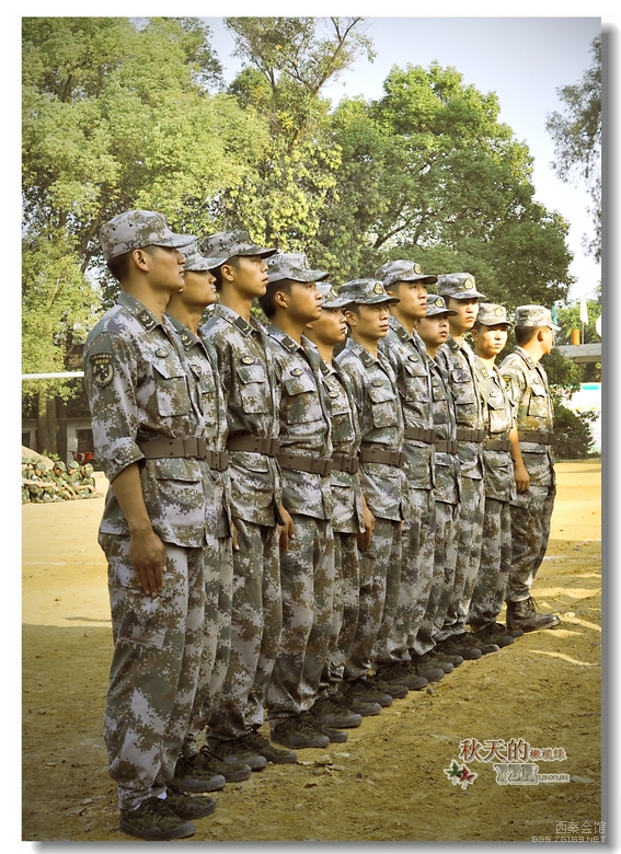 秋天的橄榄绿——永年中学军训随拍-西秦会馆 - 自贡在线