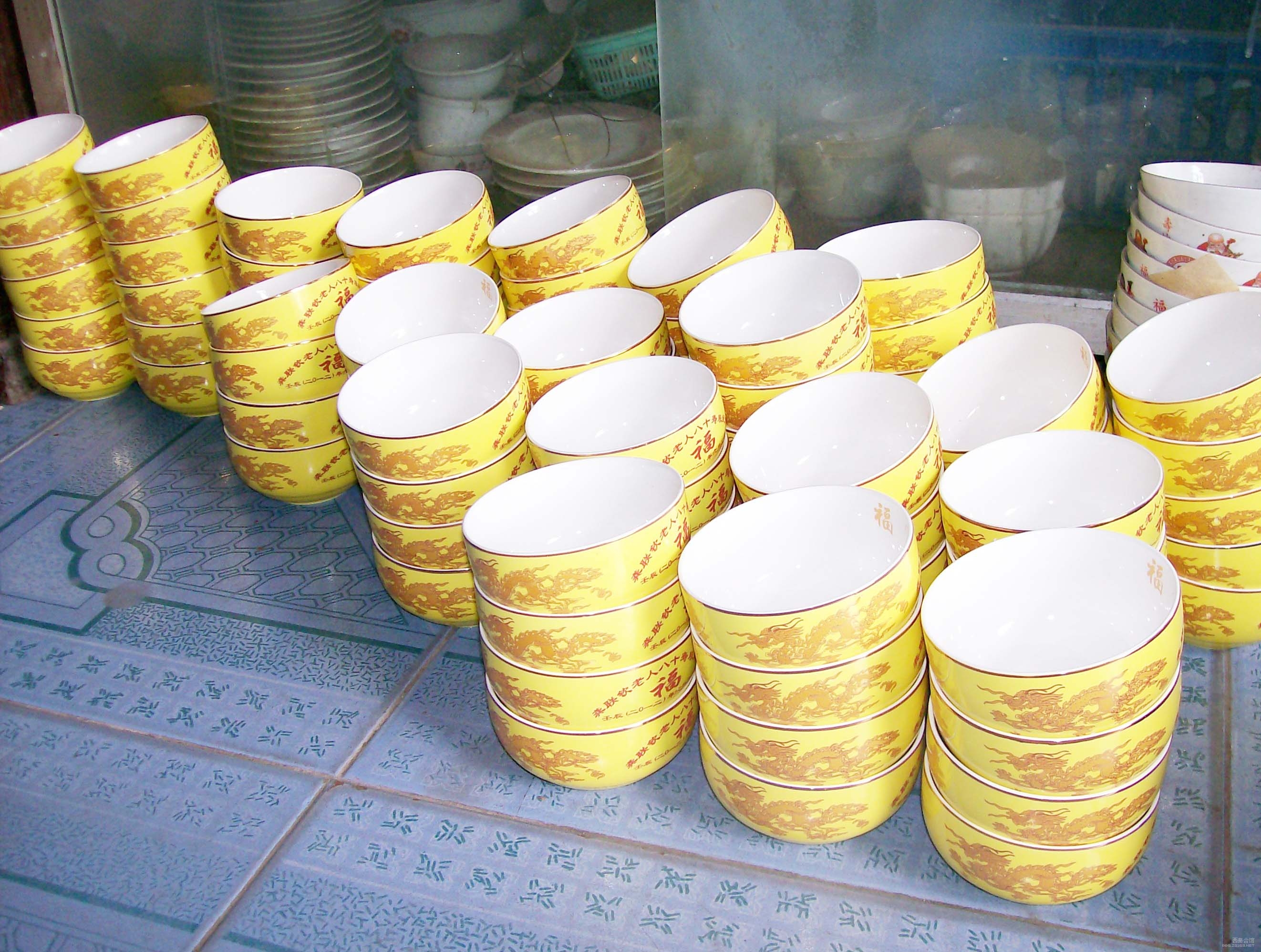 厂家烧寿碗 有图有真相