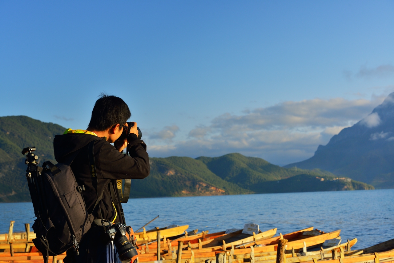 泸沽湖,自贡爷们儿来了. 花絮,逐渐跟片>
